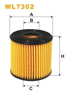 Оливний фільтр WIX FILTERS WL7302
