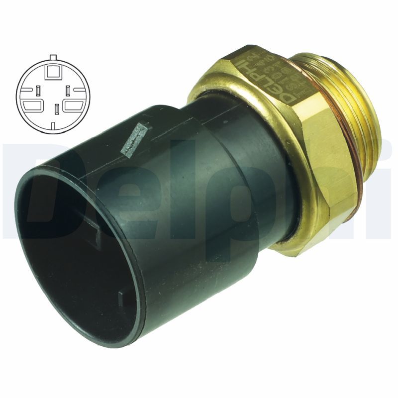 Датчик вмикання вентилятора DELPHI TS10342 - zapix