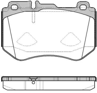 Гальмівні колодки дискові WOKING P1491300 - zapix