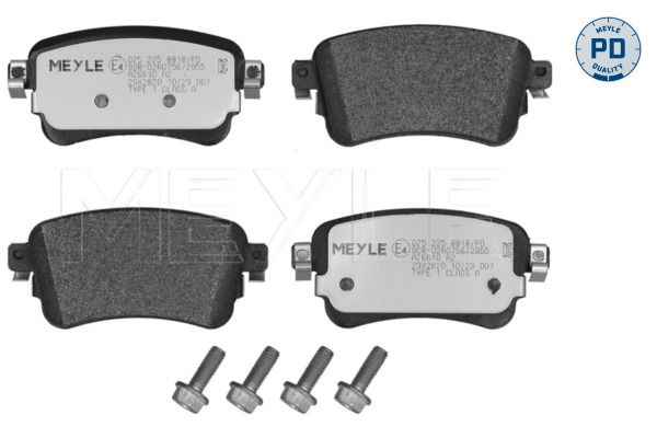 Гальмівні колодки дискові MEYLE 0252258818PD - zapix