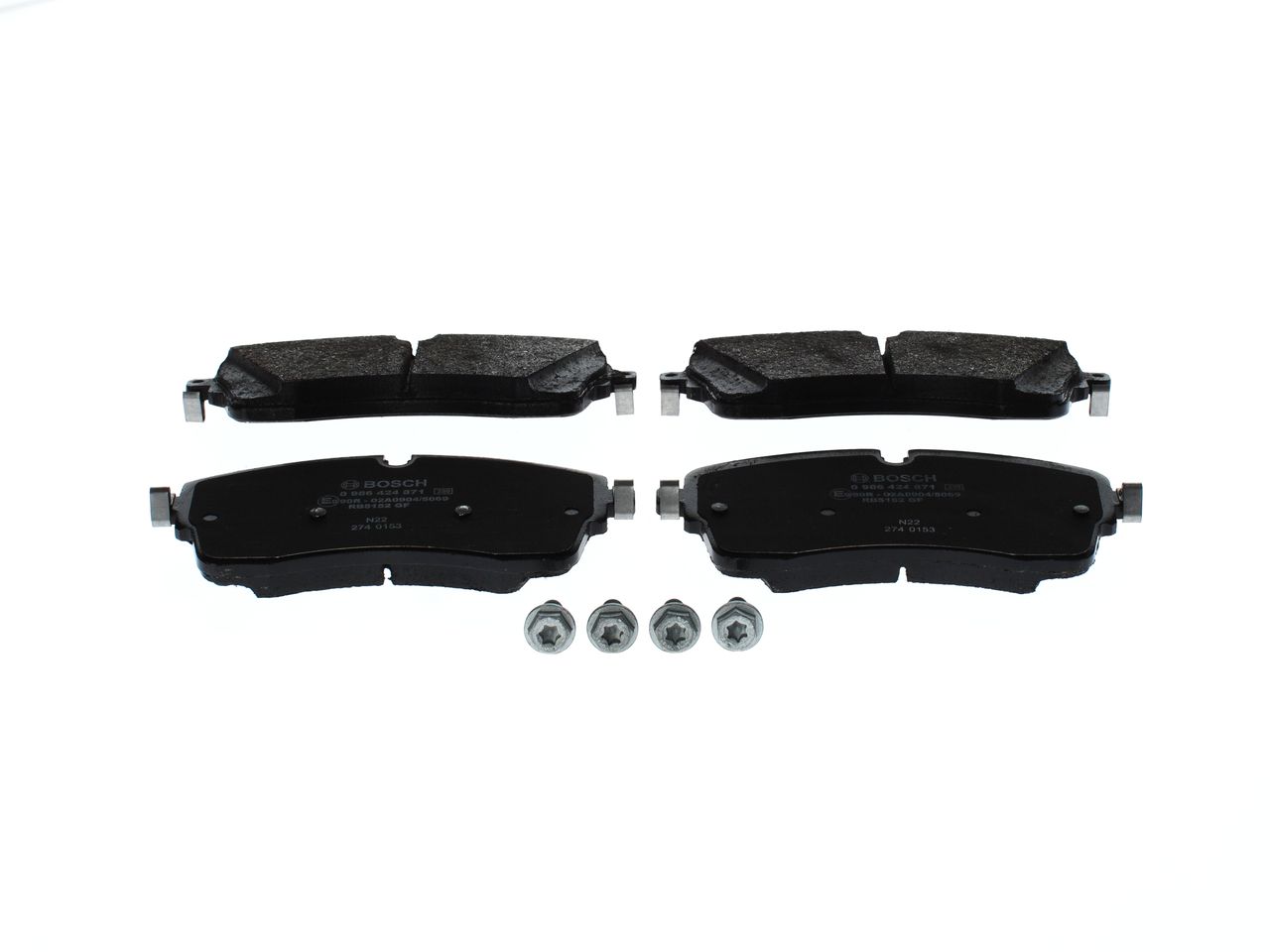 Гальмівні колодки дискові BOSCH 0986424871 - zapix