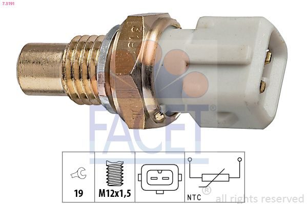 Датчик температури моторної оливи FACET 73191 - zapix