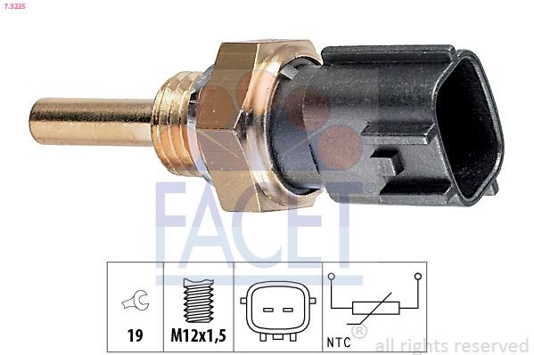 Датчик температури моторної оливи FACET 73225 - zapix