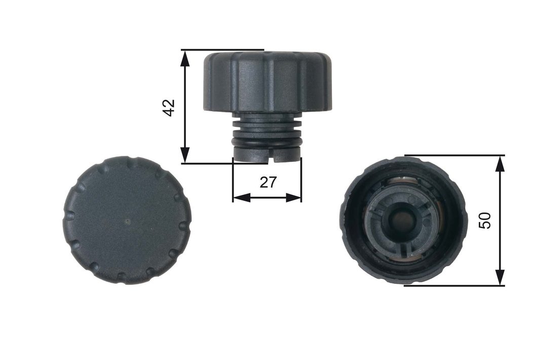 Кришка розширювального бачка GATES RC244 - zapix