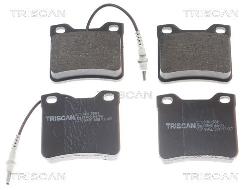 Гальмівні колодки дискові TRISCAN 811028941 - zapix