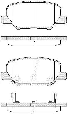 Гальмівні колодки дискові WOKING P1436302 - zapix