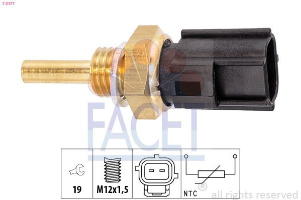 Датчик температури моторної оливи FACET 73177 - zapix