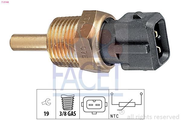 Датчик температури моторної оливи FACET 73144 - zapix