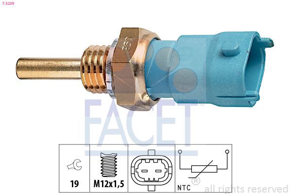 Датчик температури моторної оливи FACET 73239 - zapix
