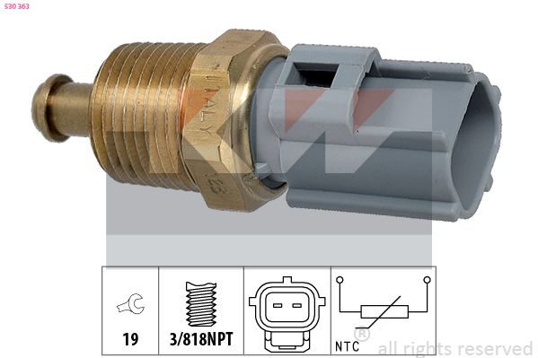 Датчик температури моторної оливи KW 530363 - zapix