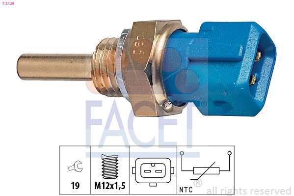 Датчик температури моторної оливи FACET 73128 - zapix
