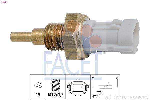 Датчик температури моторної оливи FACET 73351 - zapix