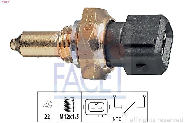 Датчик температури моторної оливи FACET 73272 - zapix