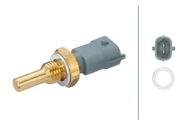 Датчик температури моторної оливи HELLA 6PT009107611 - zapix