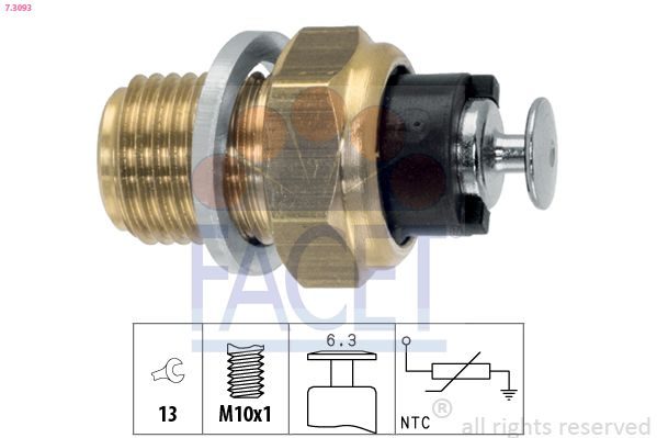 Датчик температури моторної оливи FACET 73093 - zapix