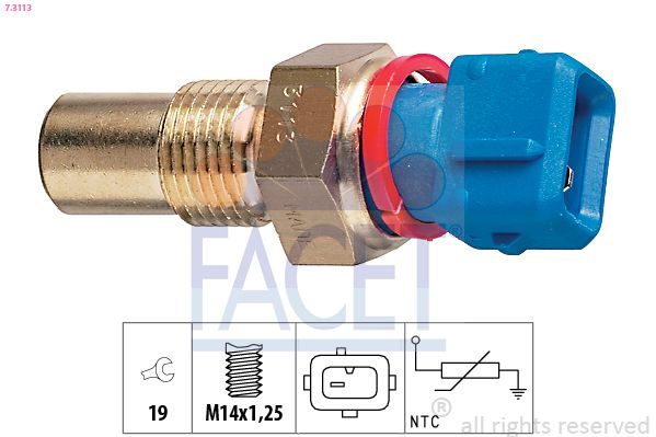 Датчик температури моторної оливи FACET 73113 - zapix