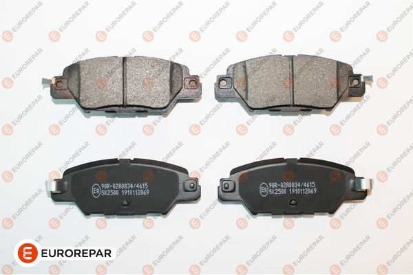 Гальмівні колодки дискові EUROREPAR 1675995980