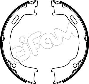 Гальмівні колодки ручника (барабанні) CIFAM 153364 - zapix