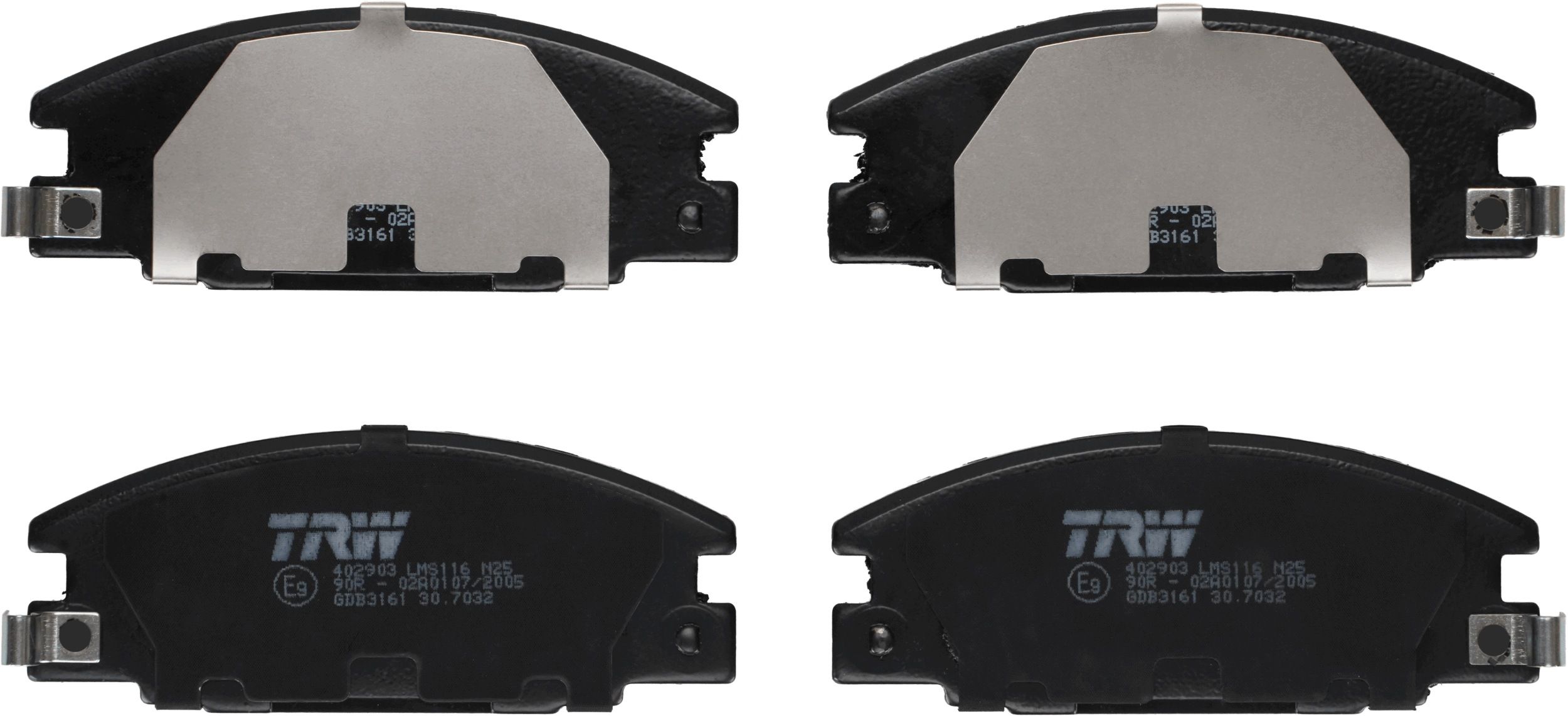 Гальмівні колодки дискові TRW GDB3161 - zapix
