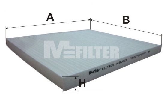 Фільтр салону MFILTER K9093 - zapix
