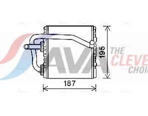Радіатор пічки AVA QUALITY COOLING SUA6108 - zapix