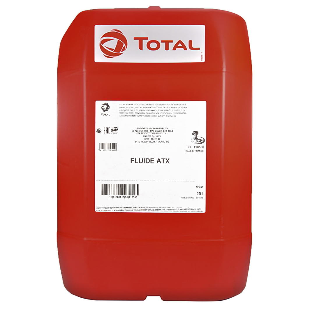 Трансмиссионное масло TOTAL Fluide ATX 20 л FLUIDEATX20L - zapix